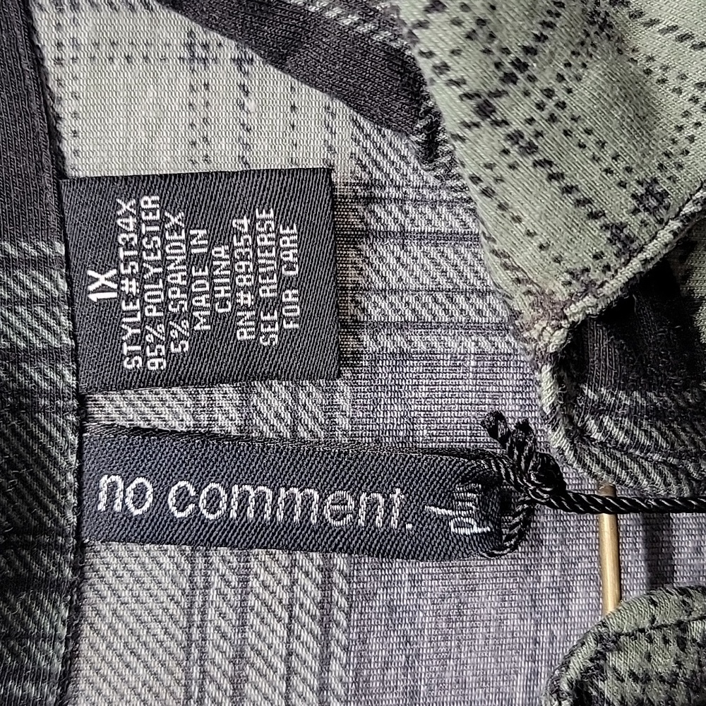 No Comment Plus Size 1X - Picture 2 of 7